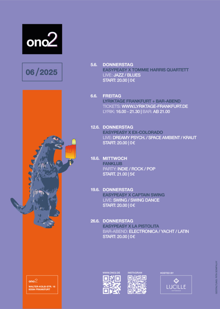 Monatsprogramm Juni ono2 | Gestaltung Rita Somfalvy